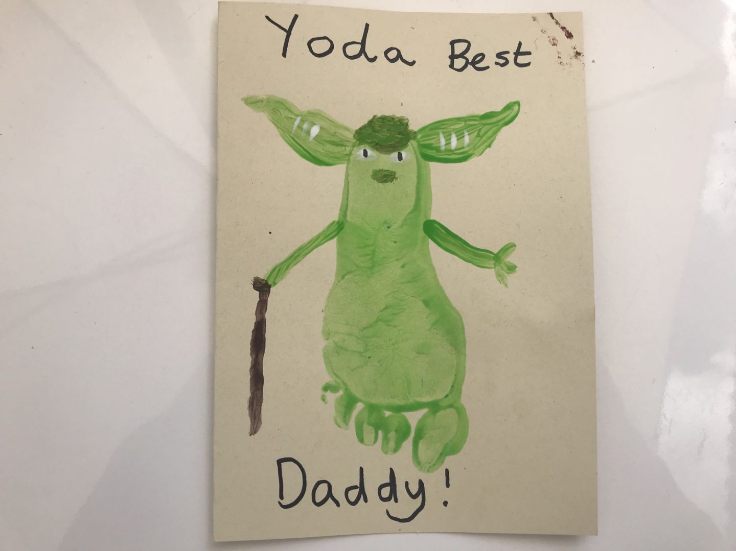 StarWars Yoda card