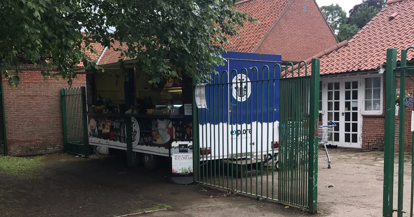 A cafe in Homestead Park