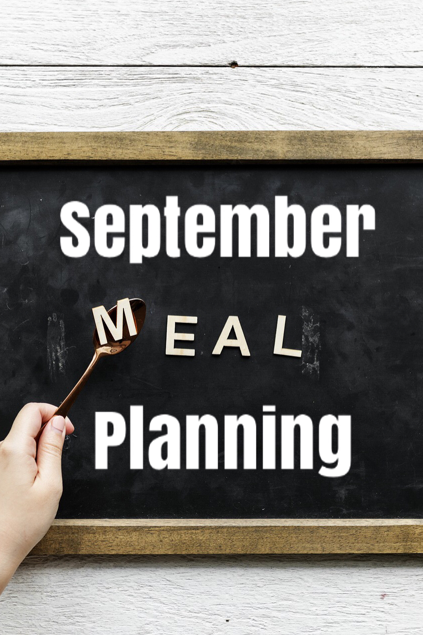 September meal plan poster