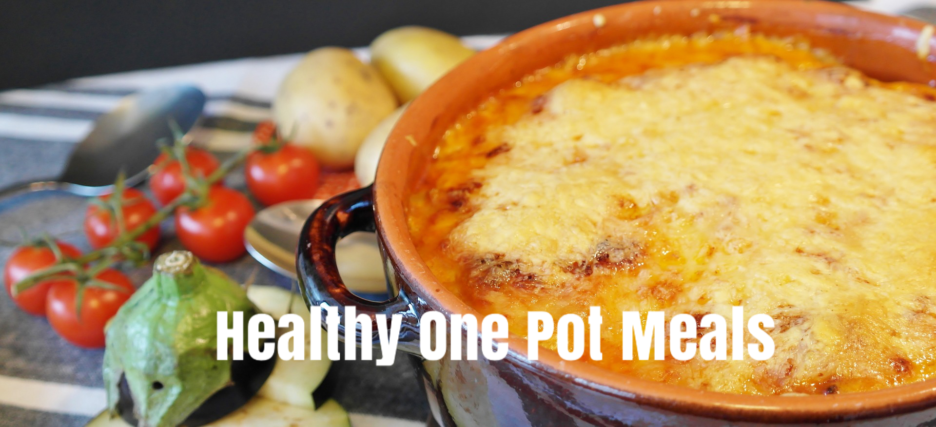 healthy one pot meal in a casserole dish