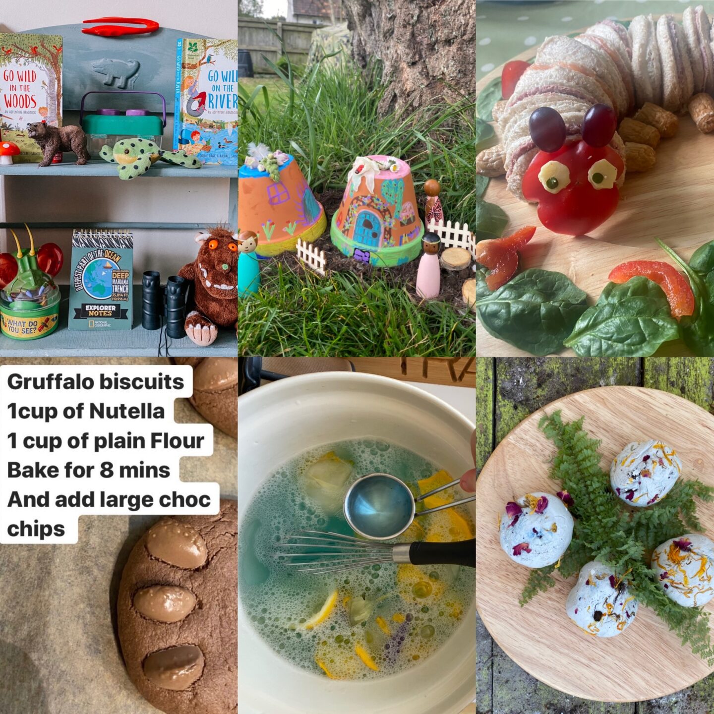 May activities for kids post with a picture of lots of activities