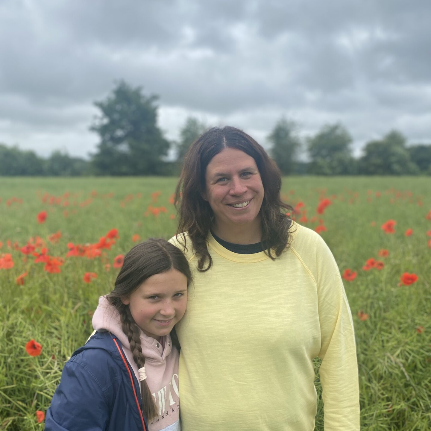 Poppy field in Hovingam 