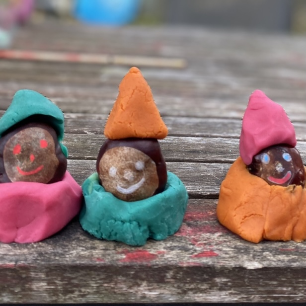 October activities for kids with conker people