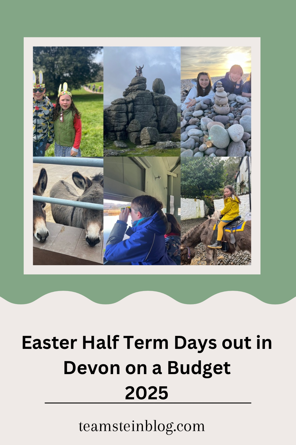 Easter days out in Devon pinterest pin